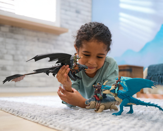 Drachenzähmen leicht gemacht Figurenset Deadly Nadder und Astrid