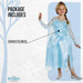 Kinder Karnevalskostüm Disney Frozen Die Eiskönigin Elsa 109-123 cm 5-6 Jahre