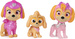 Paw Patrol Movie 3 Mighty Set von 3 kleinen Figuren Hund Skye Welpe Rosa Welpe