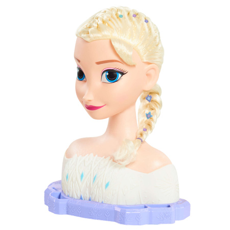 Deluxe Princess Disney großen Kopf Styling und Kämmen Puppe Elsa Die Eiskönigin +Zubehör