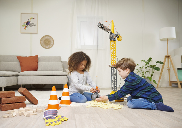 Großer ferngesteuerter Heppo 110 cm Schwenkarm + Fernsteuerung