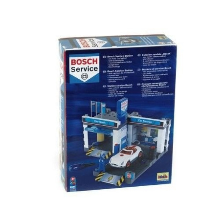 KLEIN Service Station Garage BOSCH mit Auto