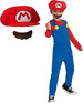 Super Mario Karnevalskostüm 127-136 cm 7-8 Jahre alt