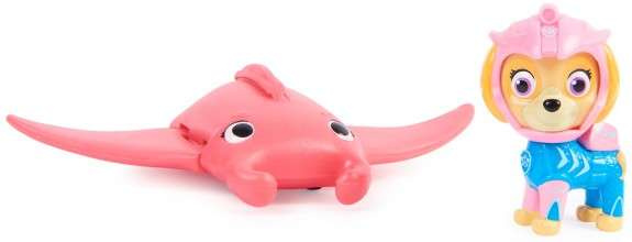 Paw Patrol Aqua Pups Set Skye Figur und Seeteufel