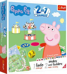 Trefl Game Peppa Wutz Sorry + Schlangen und Leitern