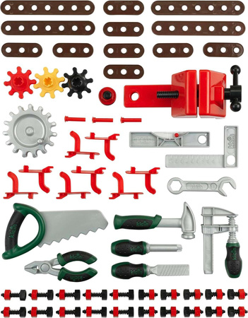 Bosch große Werkstatt mit Werkzeug für Kinder 77 Stück Klein 8574