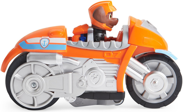 Paw Patrol Motopies Zuma Figur und Motorrad deluxe Fahrzeug Spin Master