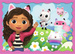 Gabi's Katzenhaus Puzzle Trefl 4 Puzzles