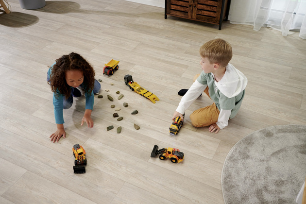 Volvo Fahrzeug Großer Bagger Licht/Ton