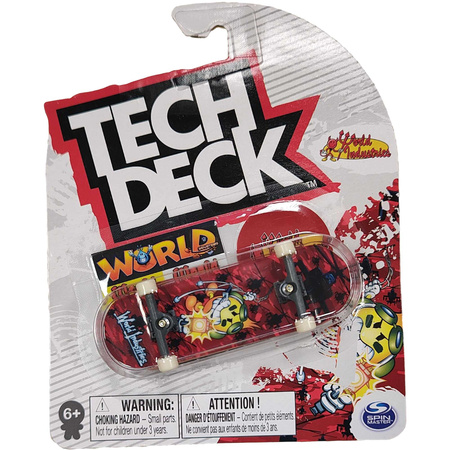 Tech Deck fingerboard skateboard World Industries War + Aufkleber