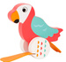 Kleiner Fuß aus Holz Baby Pusher Papagei Lori