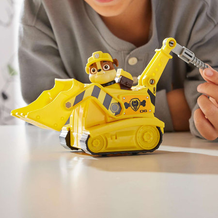 Paw Patrol 2-in-1 Buddel Buddel Rubble Fahrzeug mit Öko-Figur