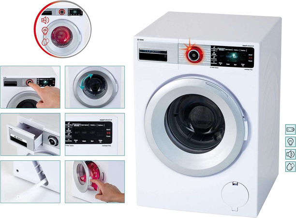 Bosch-Waschmaschine für Kinder mit Wasserdurchlauflicht Sound Klein