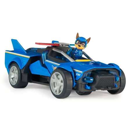 Paw Patrol The Mighty Kinofilm Big Figure Chase Blaues Fahrzeug Polizeiauto Interaktives Cars Deluxe Licht Sound