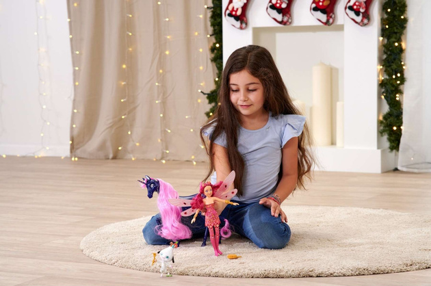 Mia and me star Einhorn Glänzendes Pferd figurine