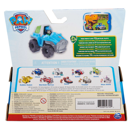 Paw Patrol 2in1 Rex Set Fahrzeug Cars + Hundefigur eco
