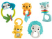 Fisher-Price Random Spielzeug Rassel / Beißring für Kleinkind 3m+