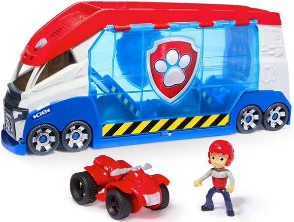 Psi Patrol Big Patroller Launch and Rescue Truck + Quad und Ryder bewegliche Figur