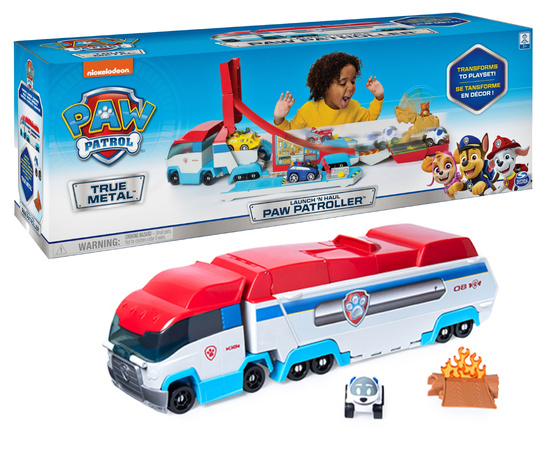 Paw Patrol Vehicle Transporter Transforming Patrolman 2-in-1-Werfer