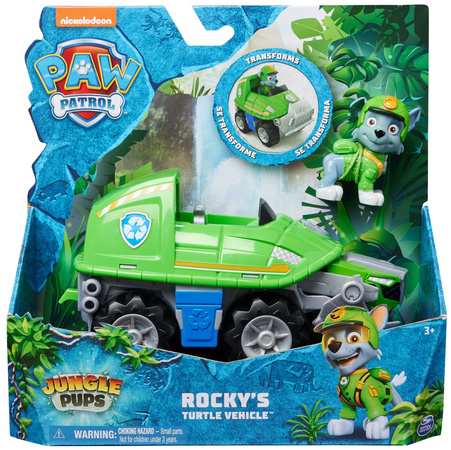 Paw Patrol Jungle Pups Set Rocky's Fahrzeug + Figur