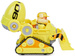 Paw Patrol Rubble Deluxe Bulldozer Buddel Bulldozer Baufahrzeug mit Raketenwerfer + Figur Die Movie der Kinofilm