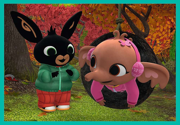 Puzzle Set 10in1 Was Bing Bunny macht? 329 Elemente