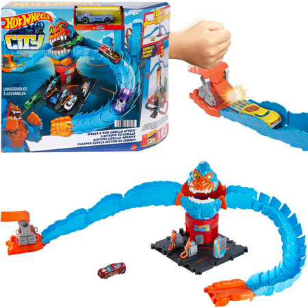 Hot Wheels City Gorilla Trap Set + Fahrzeug