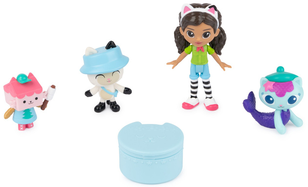 Gabby's Dollhouse Camping Set mit 4 Figuren + Überraschungszubehör