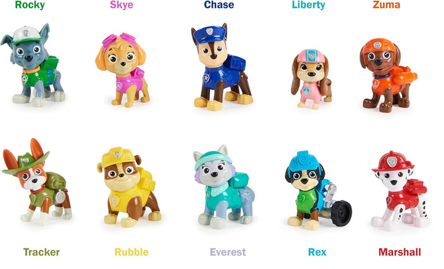 Spin Master Paw Patrol Geschenkset mit 10 Hundefiguren Action Pack Pups Figuren