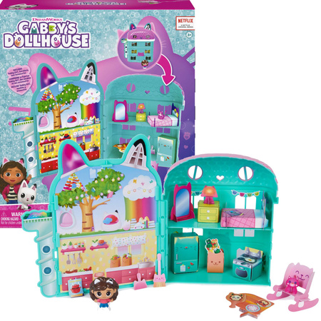 Gabi's Cat House Set Handy Dollhouse + Gabby's Dollhouse Figur