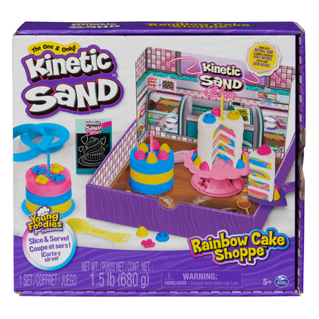 Kinetic Sand Kinetic Sand Rainbow Cake Shoppe Cake Shopper Torten + Zubehörset