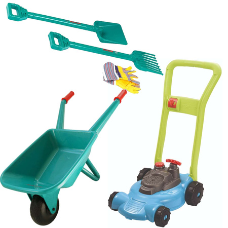 Klein 2752 Bosch Garten-Set mit Schubkarre