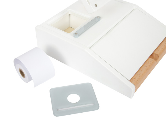 Hölzerne fiskalische Registrierkasse mit Taschenrechner Small Foot