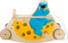 Kleiner Fuß 2-in-1 Holzfahrrad Schaukelstuhl Cookie Monster