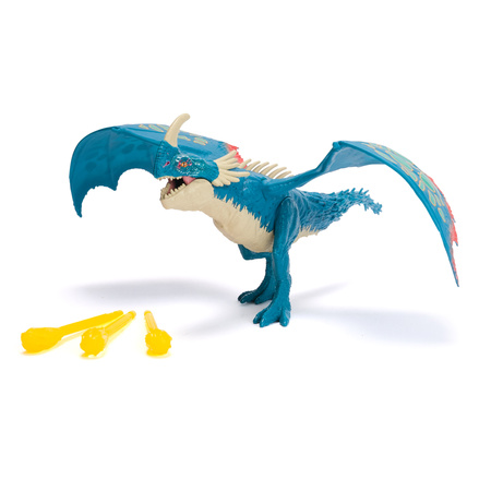 How to Train Your Dragon Deadly Nadder Figur mit feurigem Raketenwerfer