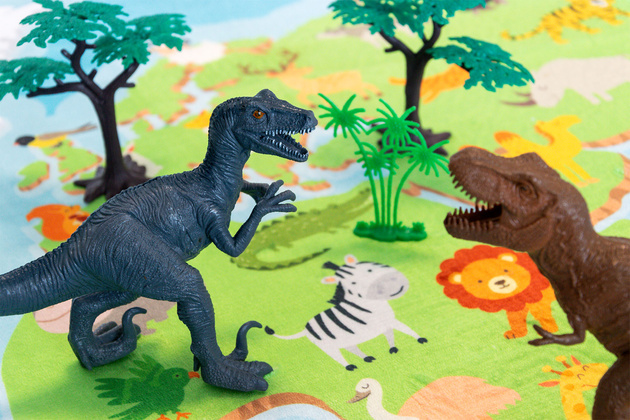 Savage Satz von Dinosaurier-Figuren in einem Behälter 55 Stück