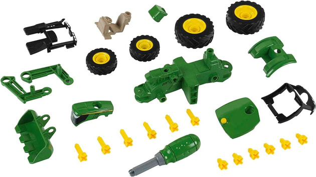 Klein Baukasten John Deere Traktor zum Wenden