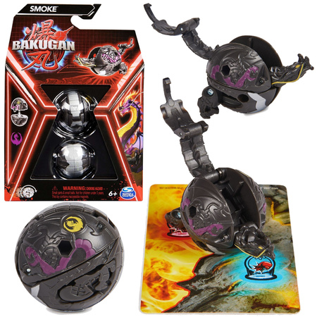Bakugan Smoke Black transformierende Kampffigur + Karten