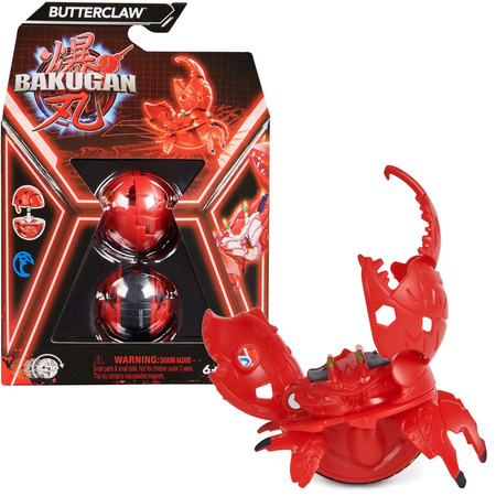 Bakugan Butterklaue Rot Verwandlungskampf Figur + Karten