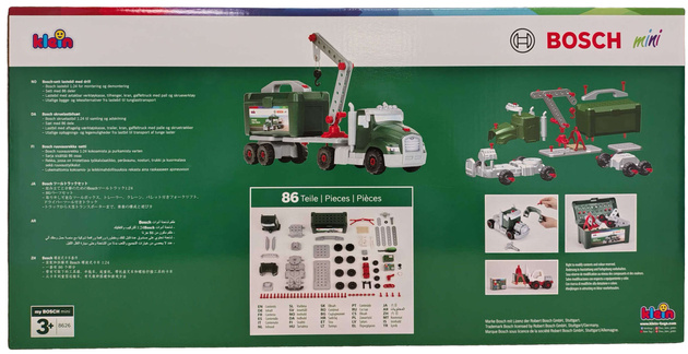 Bosch Werkzeugwagen für Kinder 86 Teile Klein