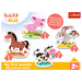 Puzzle 4in1 Bauernhof Mosie erste Puzzle Tiere auf einem Bauernhof Trefl 