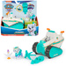 Paw Patrol Schneemobil mit Raketenwerfer Deluxe-Figur Everest + Chickaletta Henne