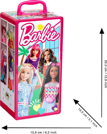 Kleiderschrank Closet Barbie Koffer Klein 5801