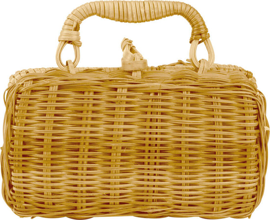 Wicker Picknickkorb Geschirr Besteck 17 Stück Porzellan