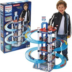 XXL Bosch Service 5-stöckiges Parkhaus 85 cm Klein + 2 Autos