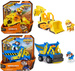 Paw Patrol Rubble und seine Crew Rubble&Crew Rubble Bagger Gelb Bulldozer Baufahrzeug mit Figur 6cm
