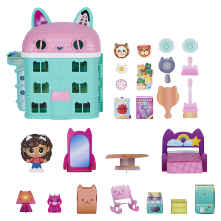 Gabi's Cat House Set Handy Dollhouse + Gabby's Dollhouse Figur