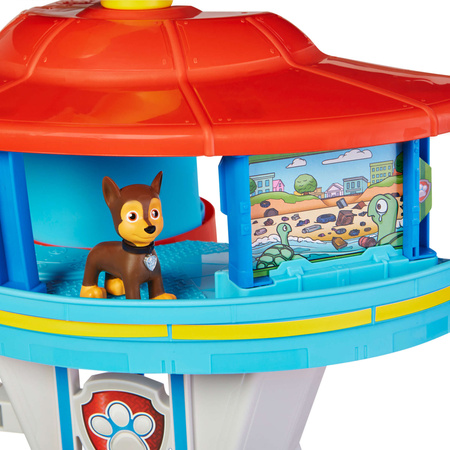 Paw Patrol Beobachtungsstation mit Polizeifahrzeug und Figuren