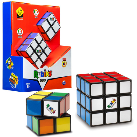 Set 2in1 klassischer Rubik's Würfel Original Puzzle Rubik's Würfel 2x2 und 3x3 Spin Master