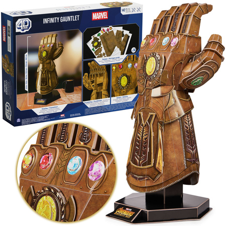 Puzzle 4D Build Marvel Infinity Gauntlet 3D Modell zum Zusammenbauen